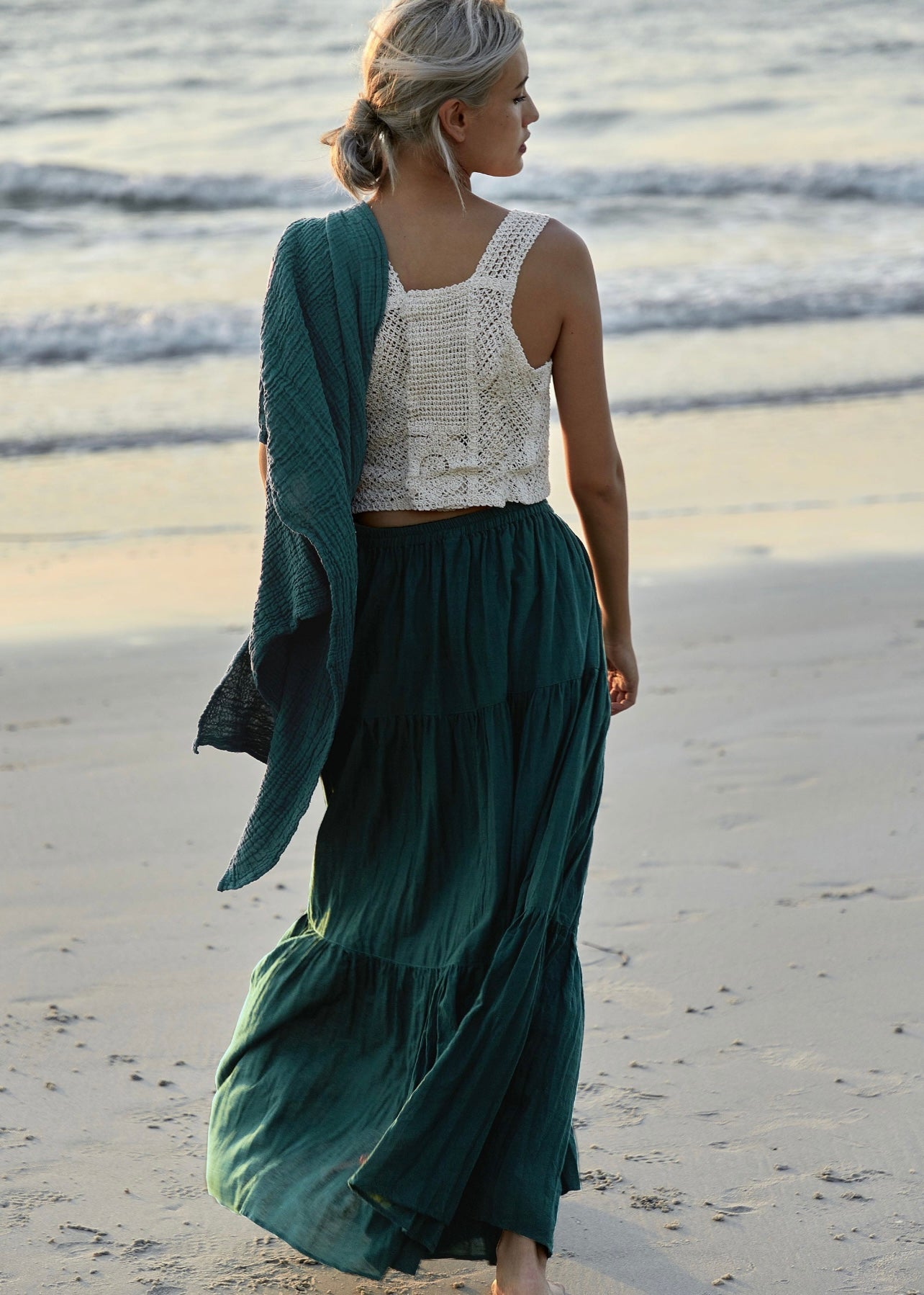 Chala Tiered Maxi Skirt