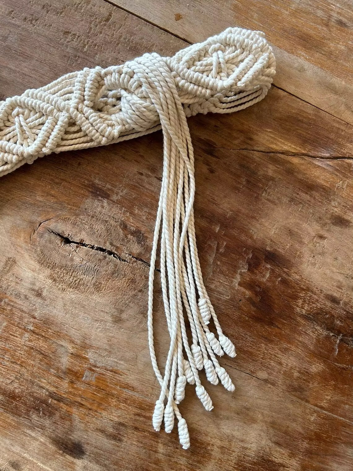 Boho Macrame Belt