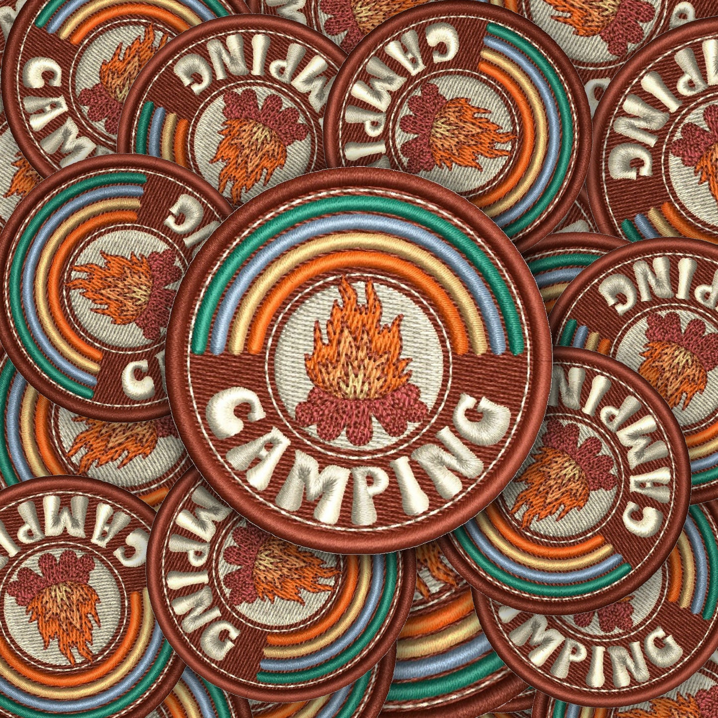 Camping Patch | Iron On