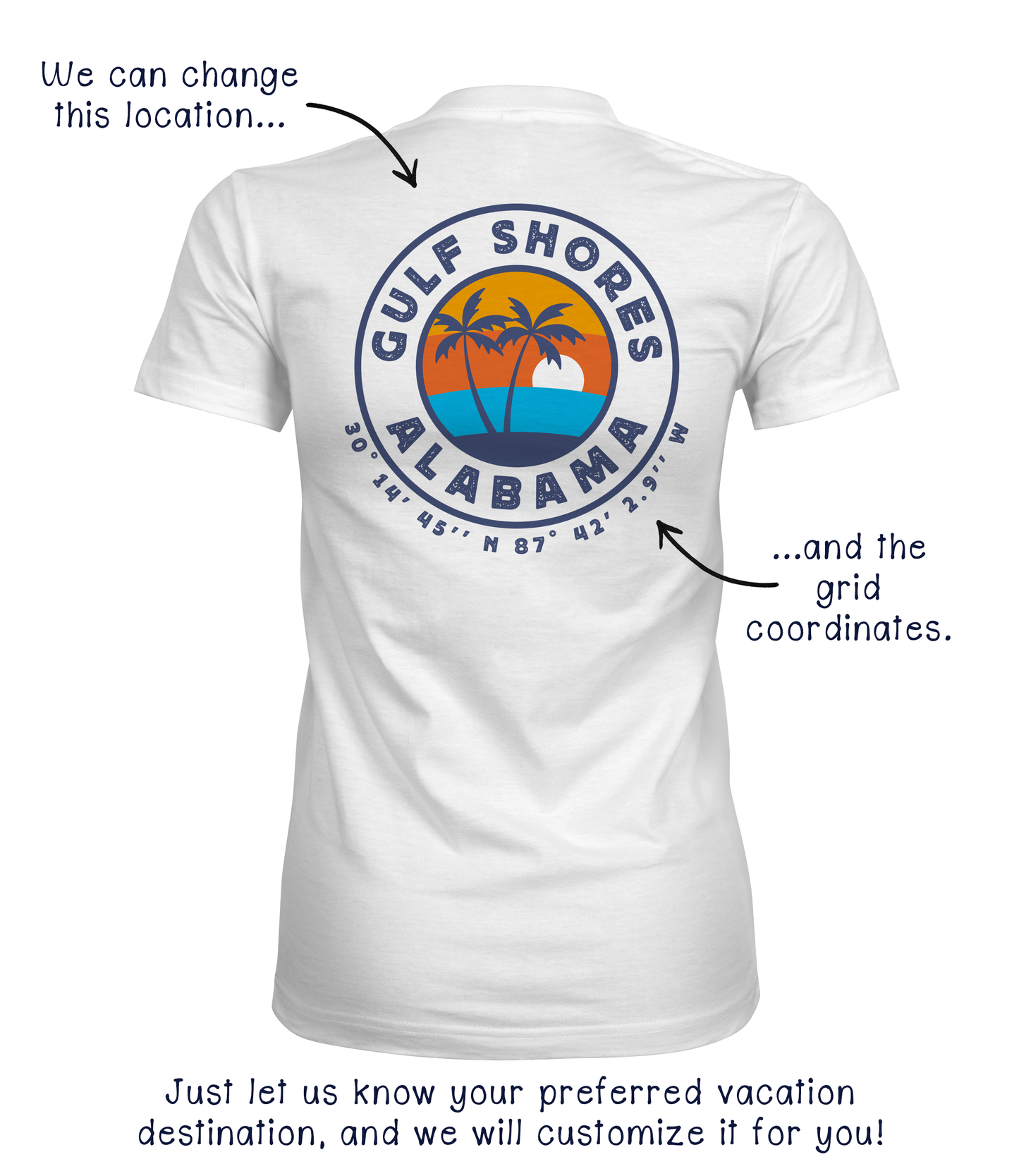 Palm Trees and Sunset Graphic Tee | Customize It