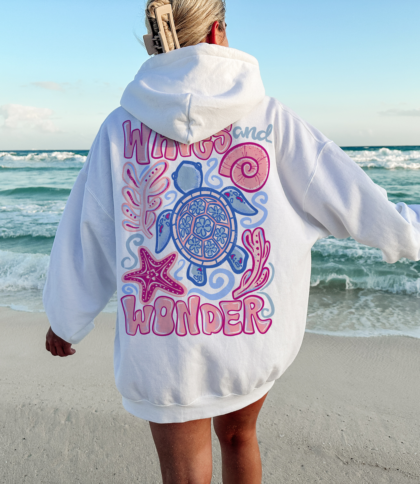 Waves and Wonder Heavy Blend™ Hooded Sweatshirt