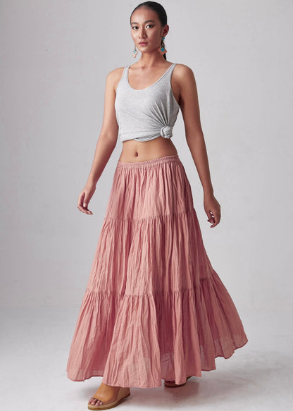 Kulap Tiered Maxi Skirt