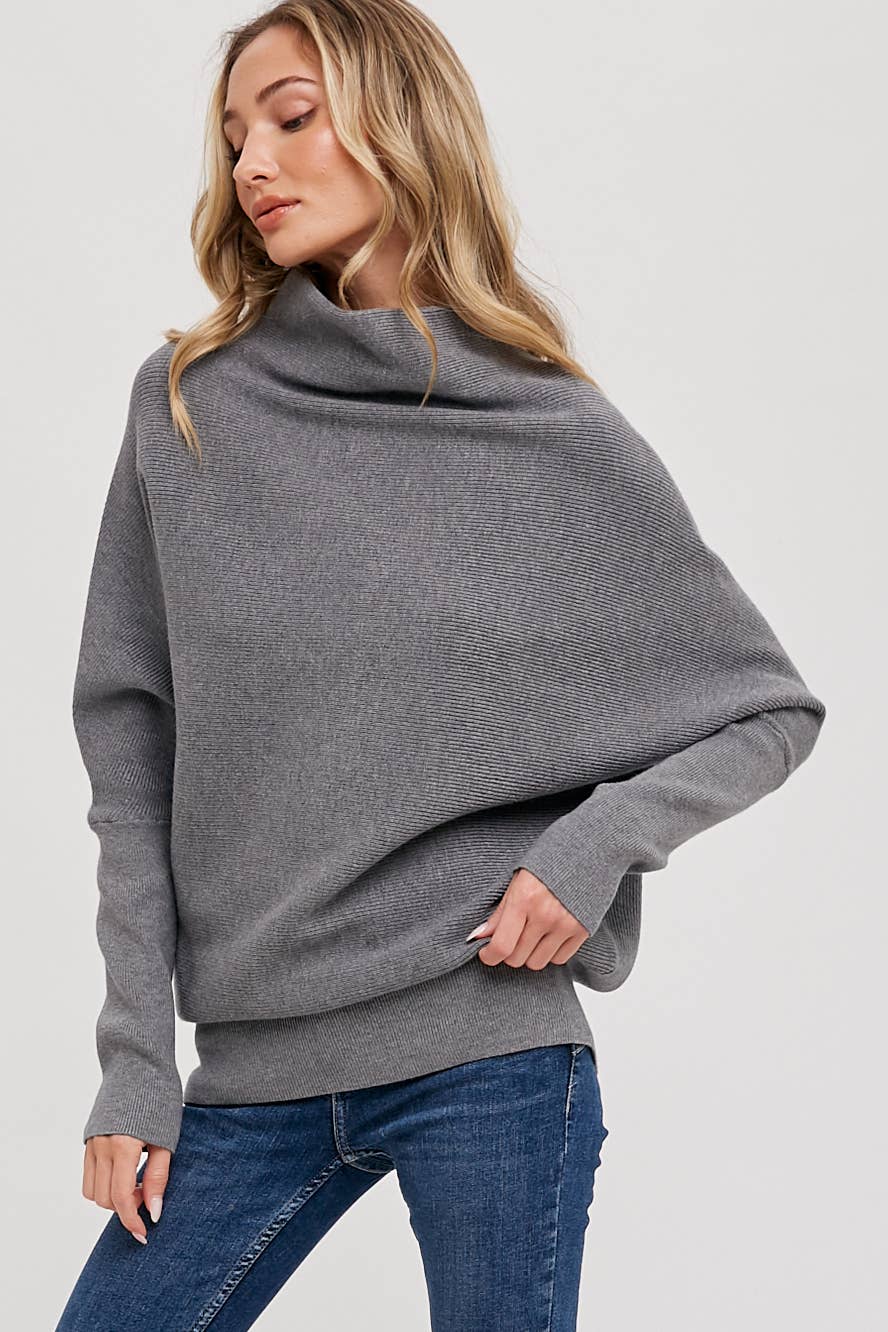 Slouch Neck Dolman Pullover