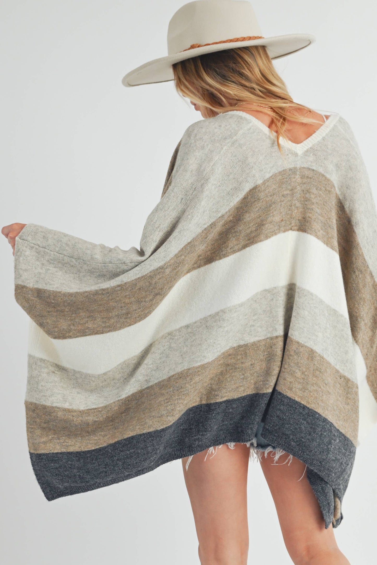 Zuri Poncho Cardigan