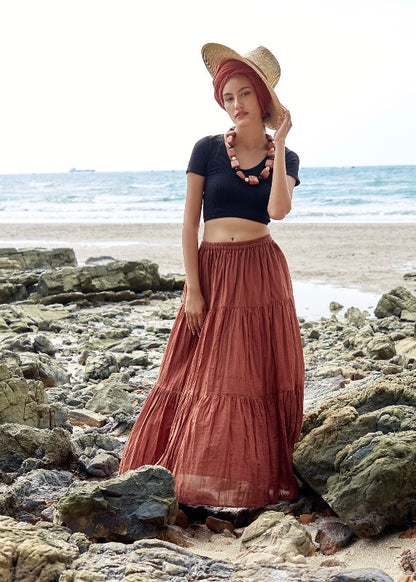 Aree Tiered Maxi Skirt