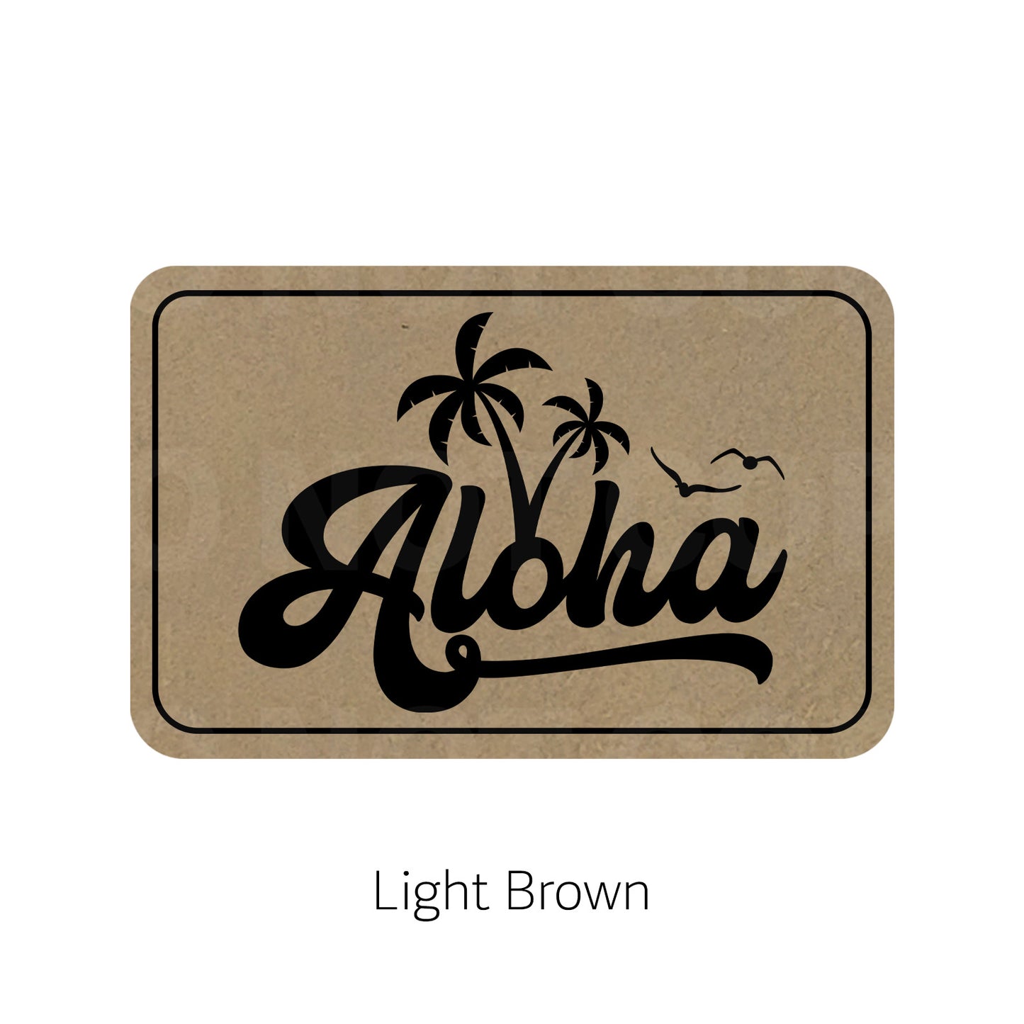 Aloha Leatherette Patch | Adhesive Backing
