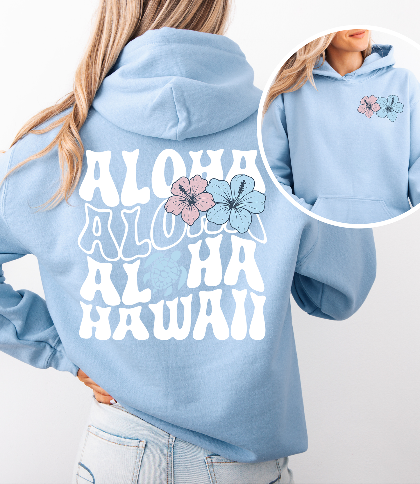 Aloha Aloha Aloha Hawaii Heavy Blend™ Hooded Sweatshirt