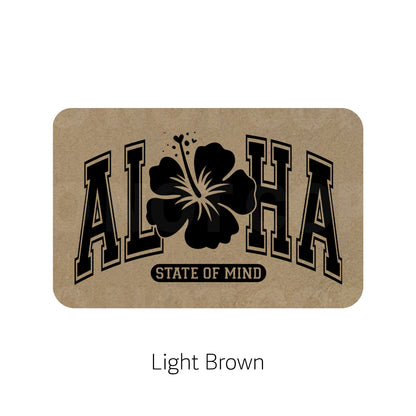 Aloha State of Mind Leatherette Patch | Adhesive Backing