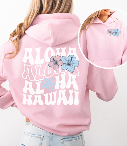 Aloha Aloha Aloha Hawaii Heavy Blend™ Hooded Sweatshirt