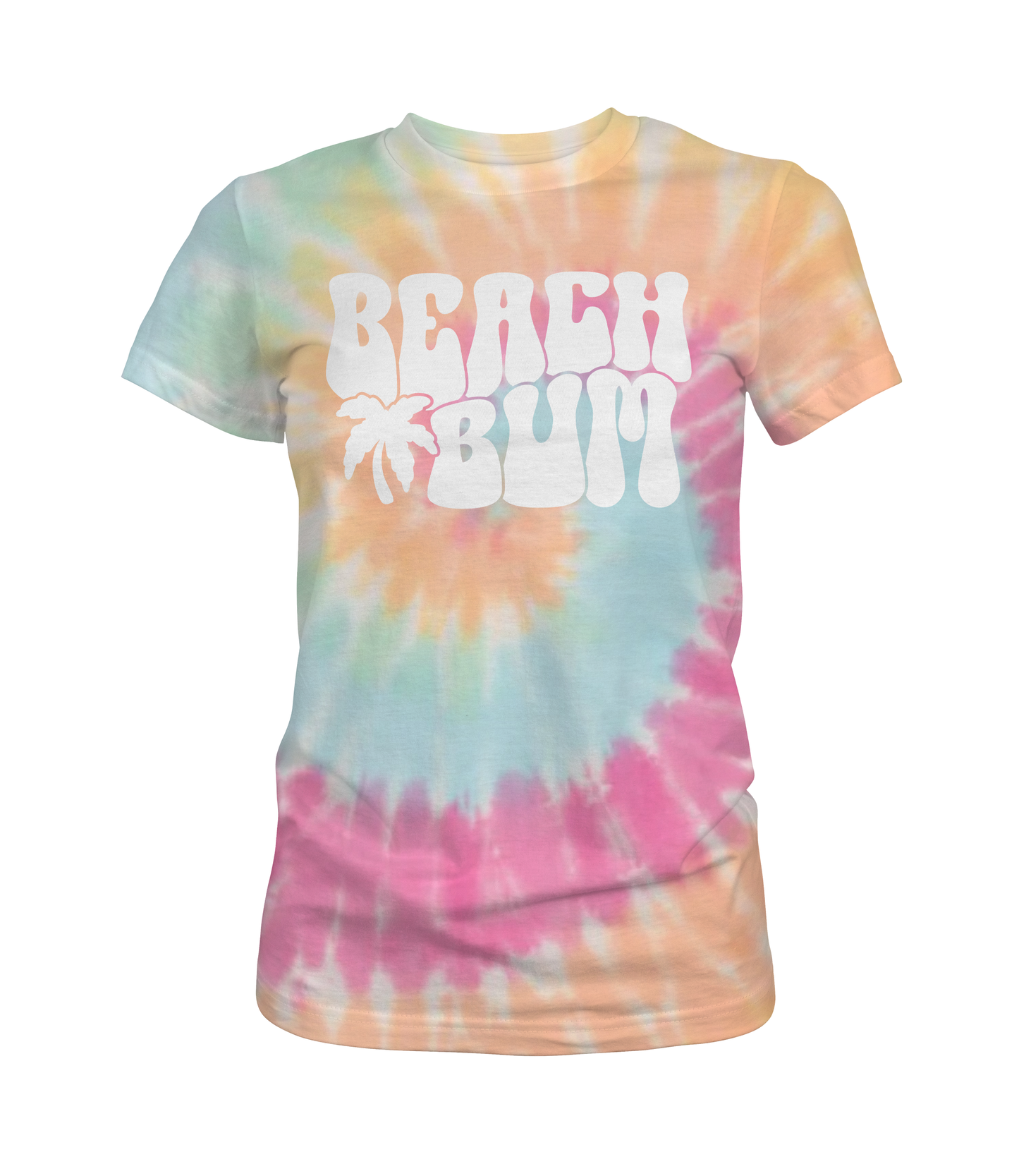 Beach Bum Tie-Dye Graphic Tee
