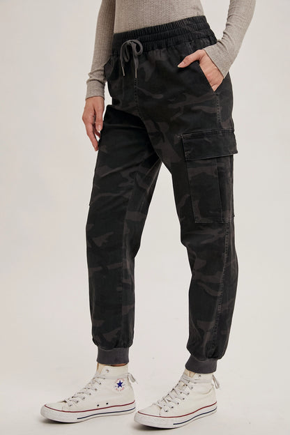 Camo Cargo Jogger Pants