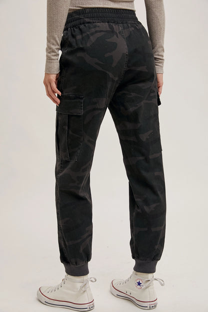 Camo Cargo Jogger Pants