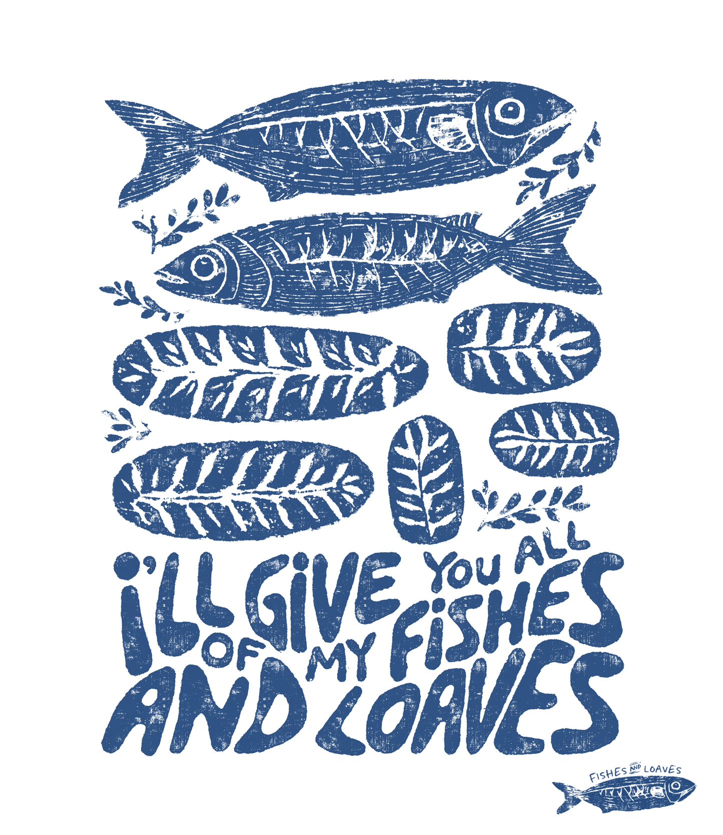 I'll Give You All of My Fishes and Loaves Softstyle® Midweight Hooded Sweatshirt