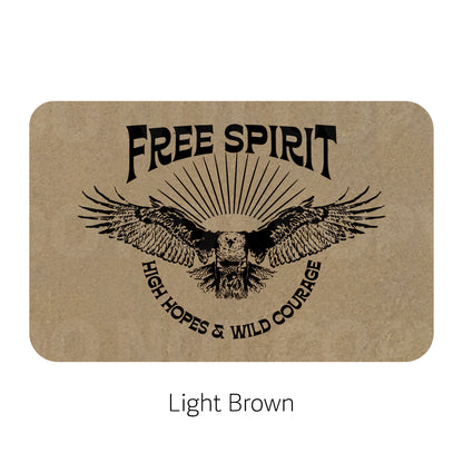 Free Spirit Leatherette Patch | Adhesive Backing