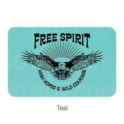Free Spirit Leatherette Patch | Adhesive Backing