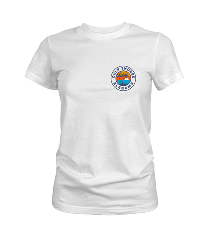 Palm Trees and Sunset Graphic Tee | Gulf Shores, Alabama