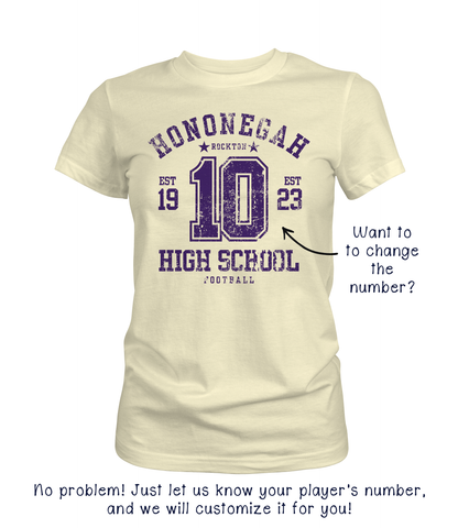 Hononegah High School Est 1923 Football Graphic Tee | Customize It!
