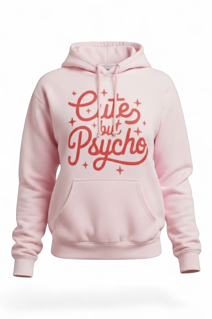 Cute But Psycho Heavy Blend™ Hooded Sweatshirt