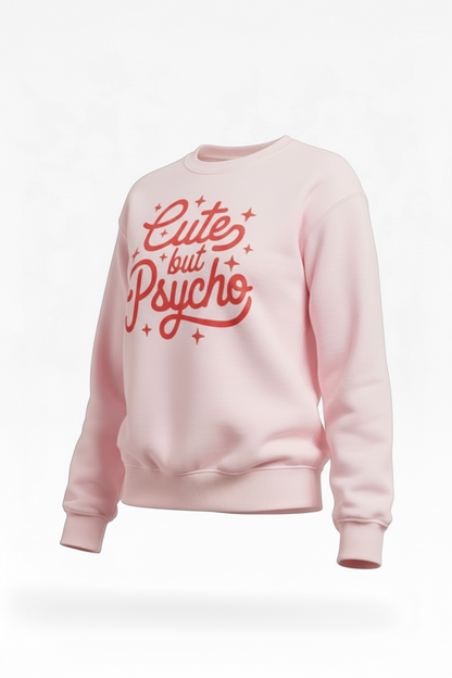 Cute But Psycho Heavy Blend™ Crewneck Sweatshirt