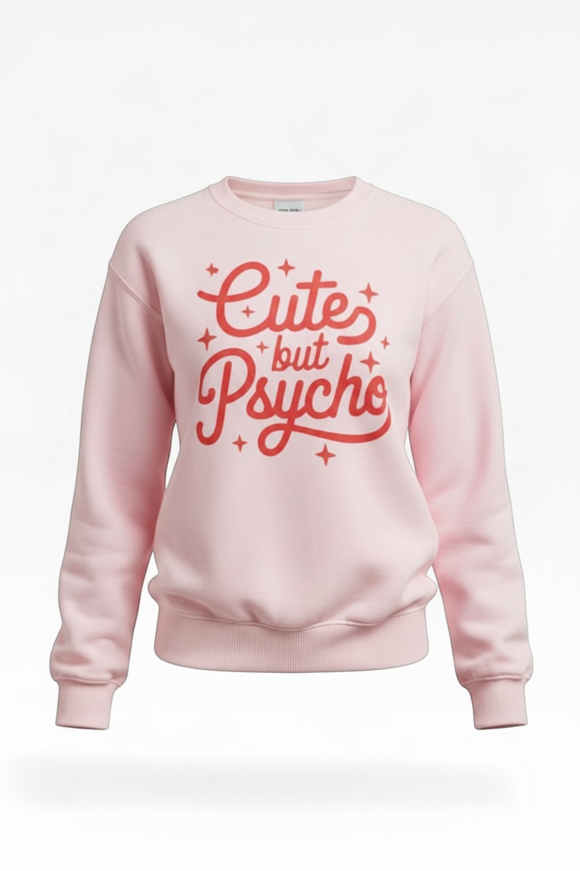 Cute But Psycho Heavy Blend™ Crewneck Sweatshirt