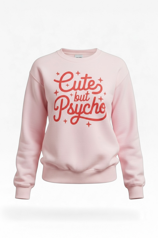 Cute But Psycho Heavy Blend™ Crewneck Sweatshirt