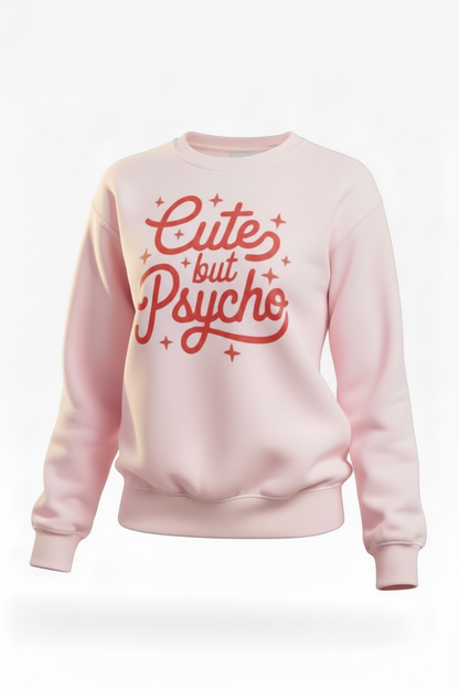 Cute But Psycho Heavy Blend™ Crewneck Sweatshirt