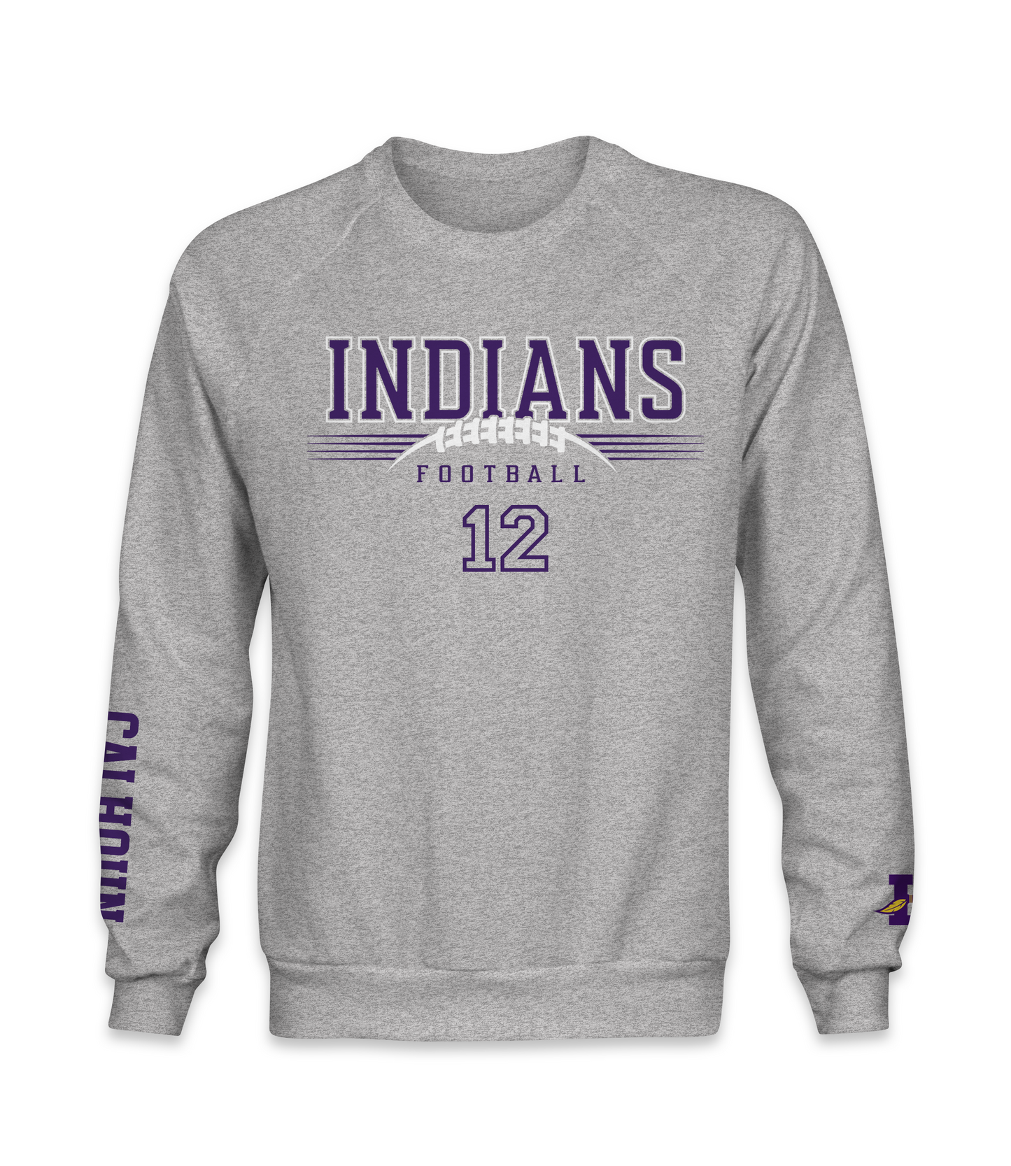 Hononegah High School Indians Football Heavy Blend™ Crewneck Sweatshirt | Customize It!
