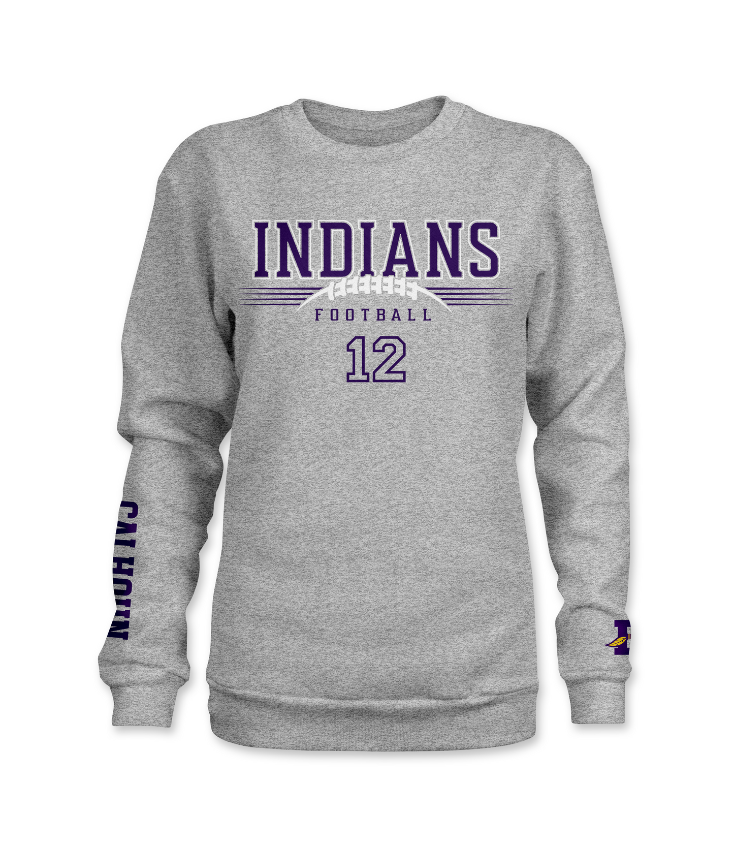 Hononegah High School Indians Football Heavy Blend™ Crewneck Sweatshirt | Customize It!