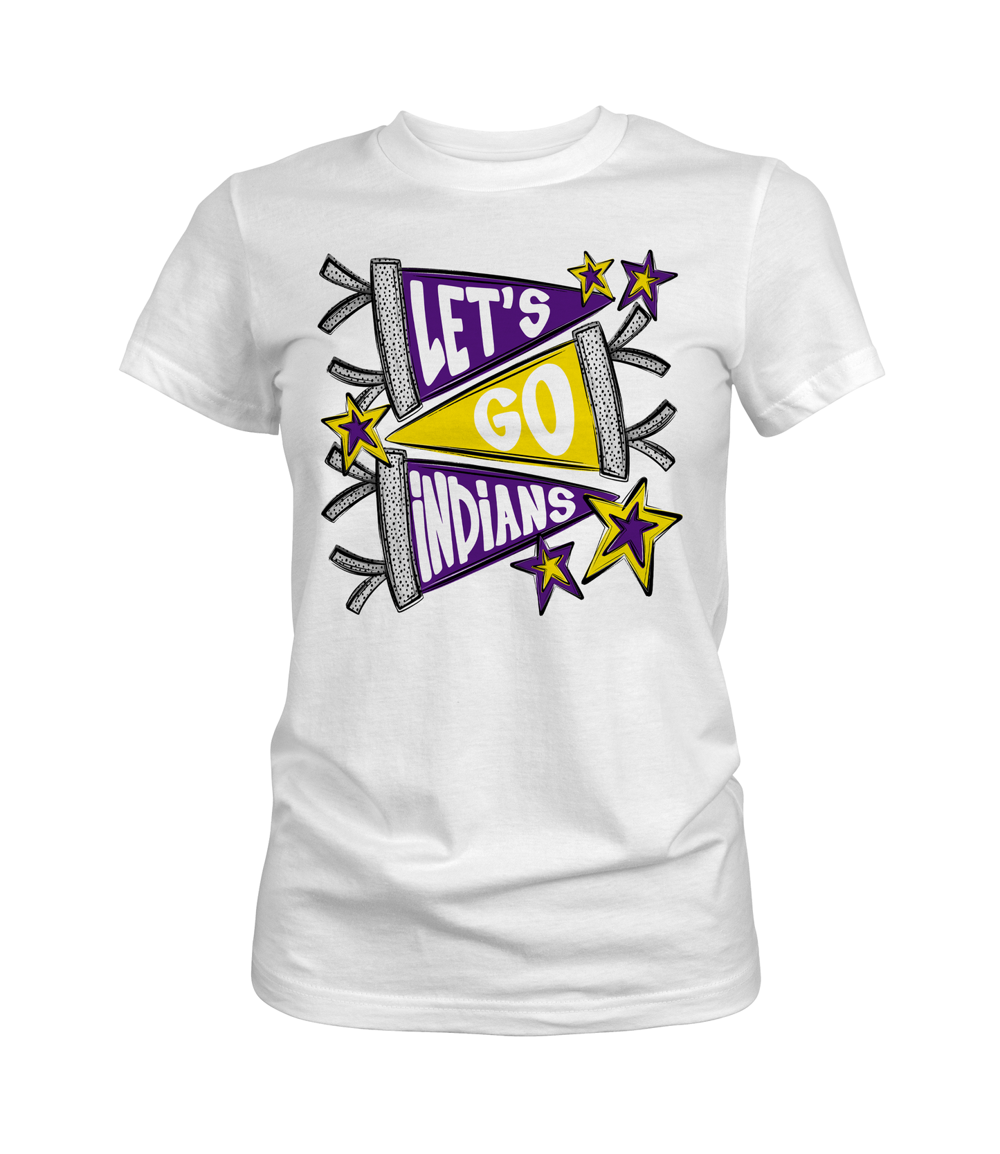 Let's Go Indians Graphic Tee