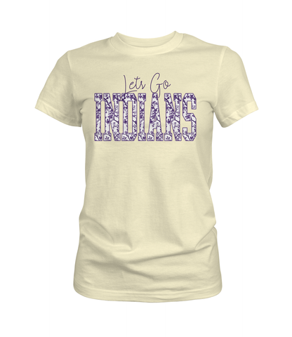 Let's Go Indians Chinoiserie Graphic Tee