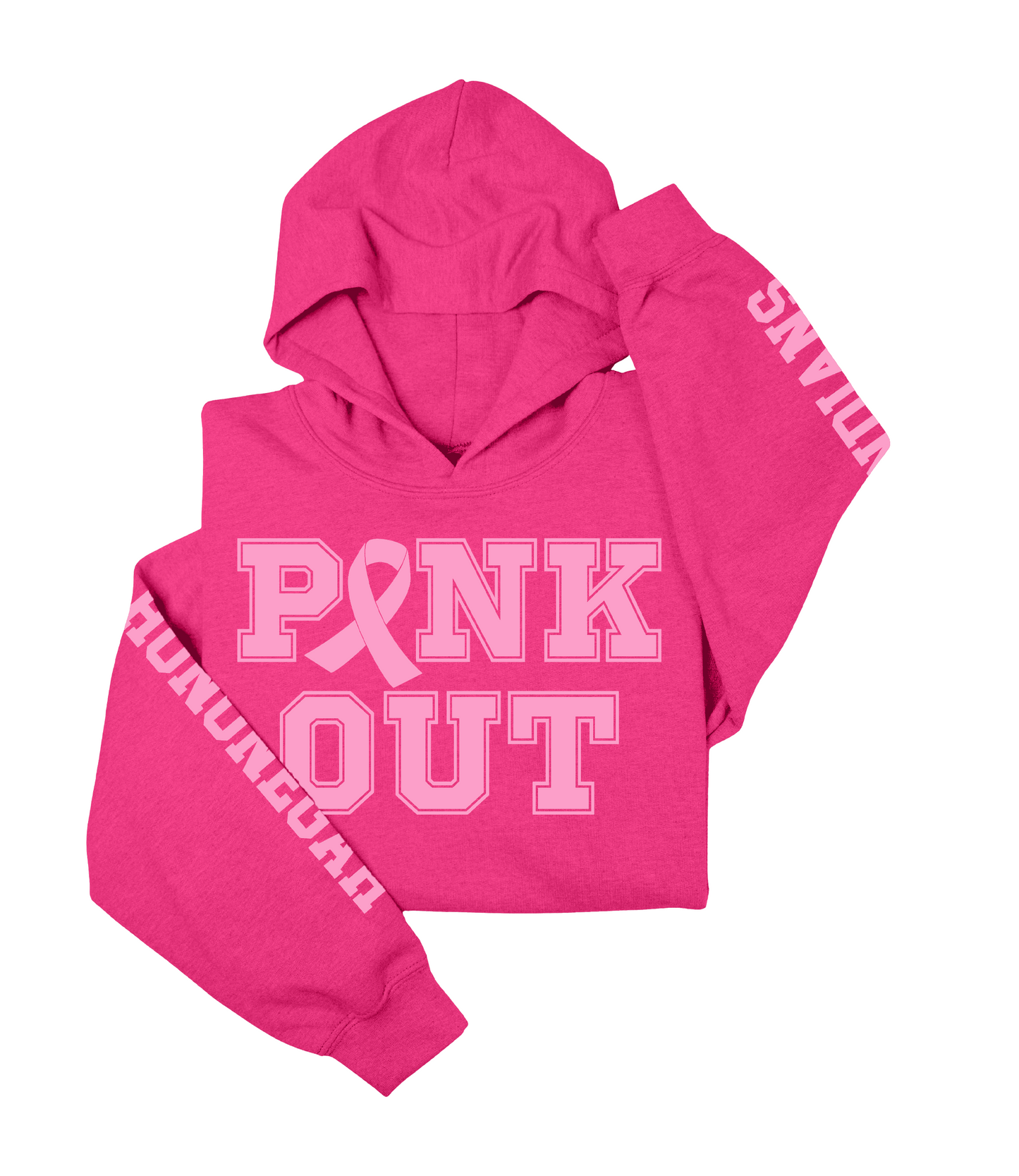 Hononegah High School Pink Out Heavy Blend™ Hooded Sweatshirt | Pink