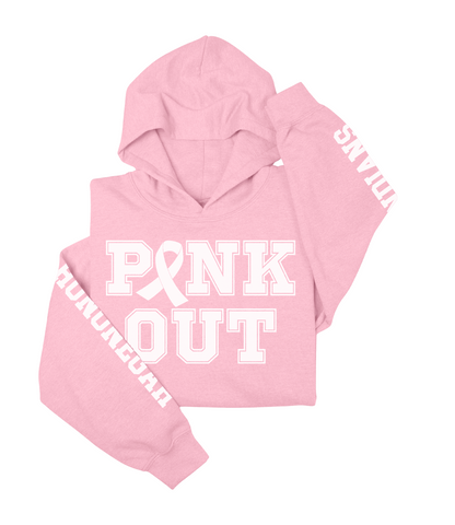 Hononegah High School Pink Out Heavy Blend™ Hooded Sweatshirt | White