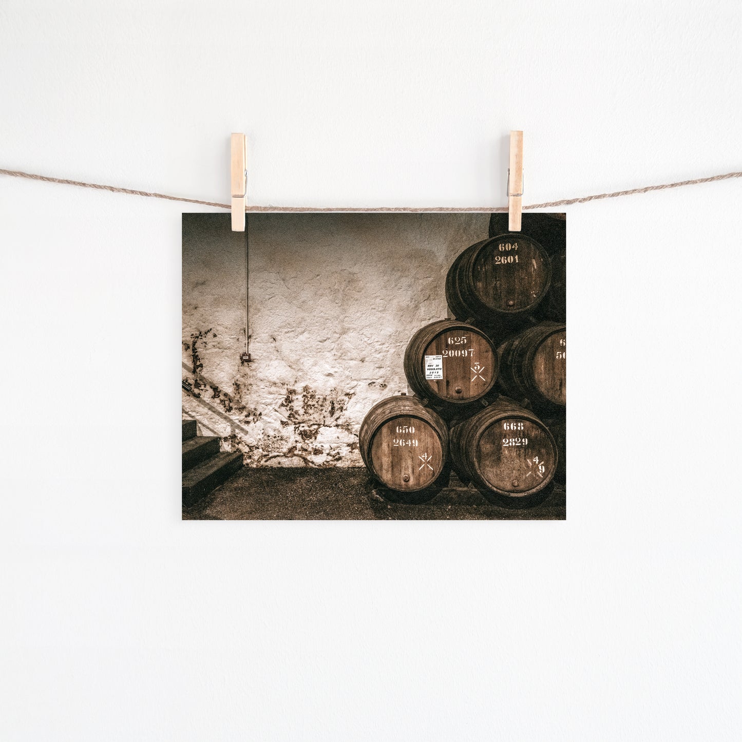 Whiskey Barrels Canvas Art | #500