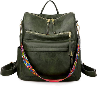 Vegan Leather Backpack | Shoulder Bag | FINAL SALE | NO RETURNS