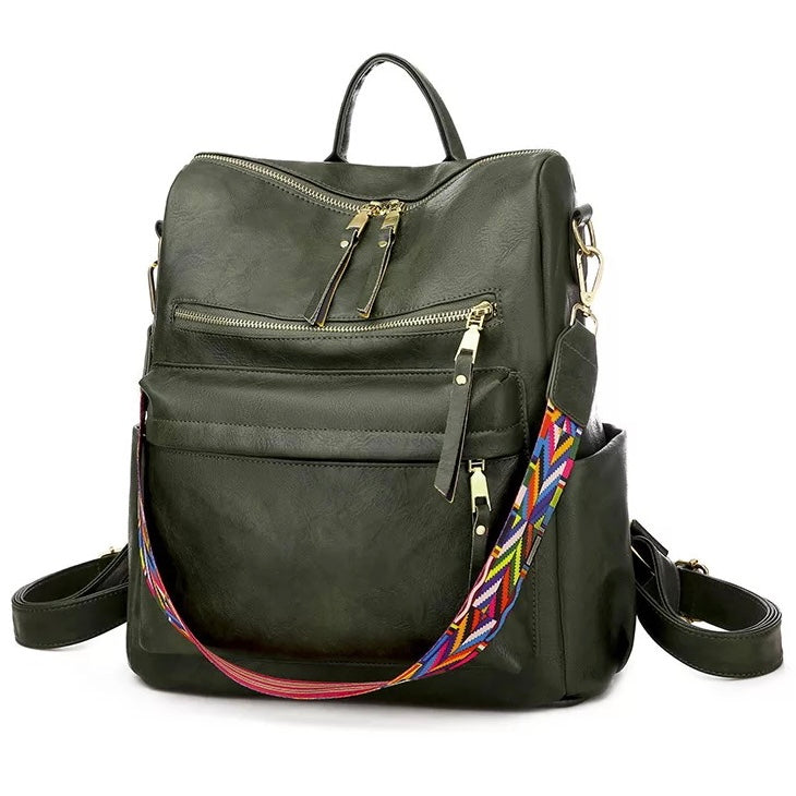 Vegan Leather Backpack | Shoulder Bag | FINAL SALE | NO RETURNS