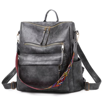 Vegan Leather Backpack | Shoulder Bag | FINAL SALE | NO RETURNS